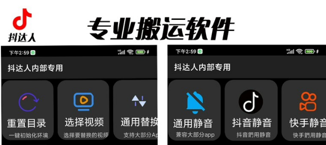 对外收费699抖音傻瓜式一键搬运，起号专用5分钟一个视频《软件+详细教程》-锦宝资源站