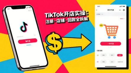 TikTok从开店到投流的进阶课，从基础实操到高阶技巧一网打尽-锦宝资源站
