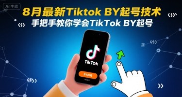 8月最新Tiktok搬运起号技术，手把手教你学会TikTok搬运起号-锦宝资源站