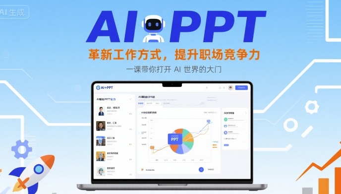 AI+PPT：革新工作方式，提升职场竞争力，一课带你打开 AI 世界的大门-锦宝资源站
