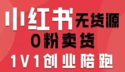 小红书无货源0粉电商课，开店准备、选品策略、笔记撰写、视频剪辑、数据分析、账号打造、资料文档-锦宝资源站