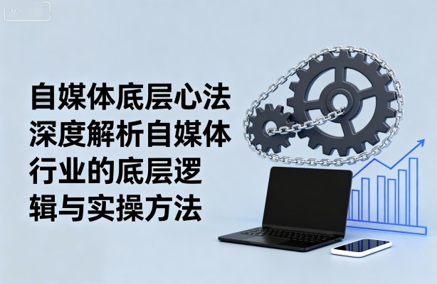 自媒体底层心法，深度解析自媒体行业的底层逻辑与实操方法-锦宝资源站