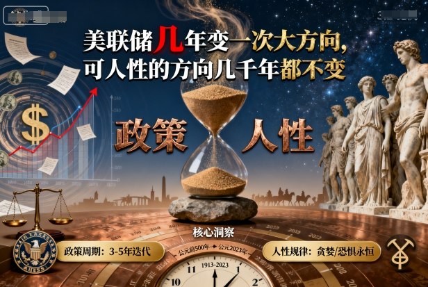 付费文章：美联储几年变一次大方向，可人性的方向几千年都不变-锦宝资源站